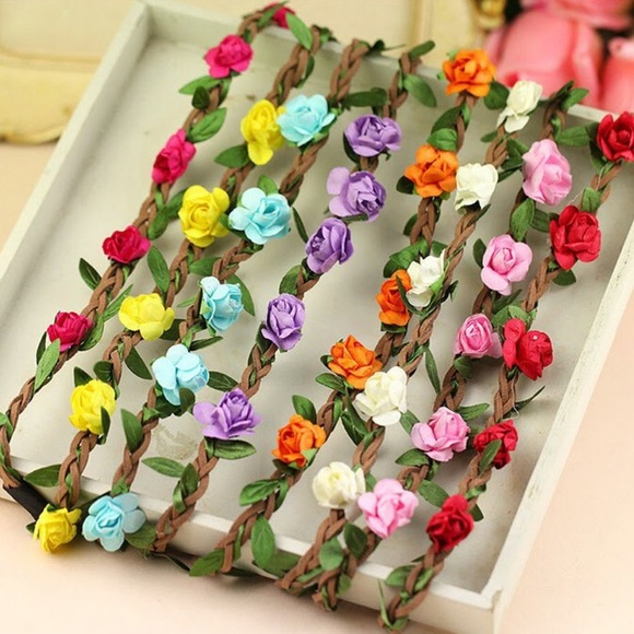 Last 3 for $12 Flower Power Headband - Picture 2 of 3